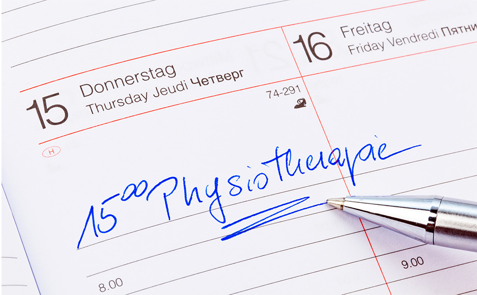 Terminkalender Termin zur Physiotherapie